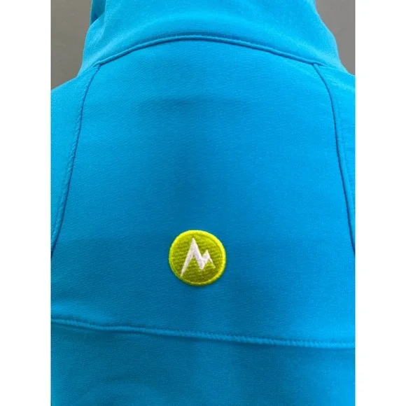 Marmot Womens Tempo Active‎ Jacket Blue Sea Waterproof Adventure Sz Medium EUC - Picture 7 of 16